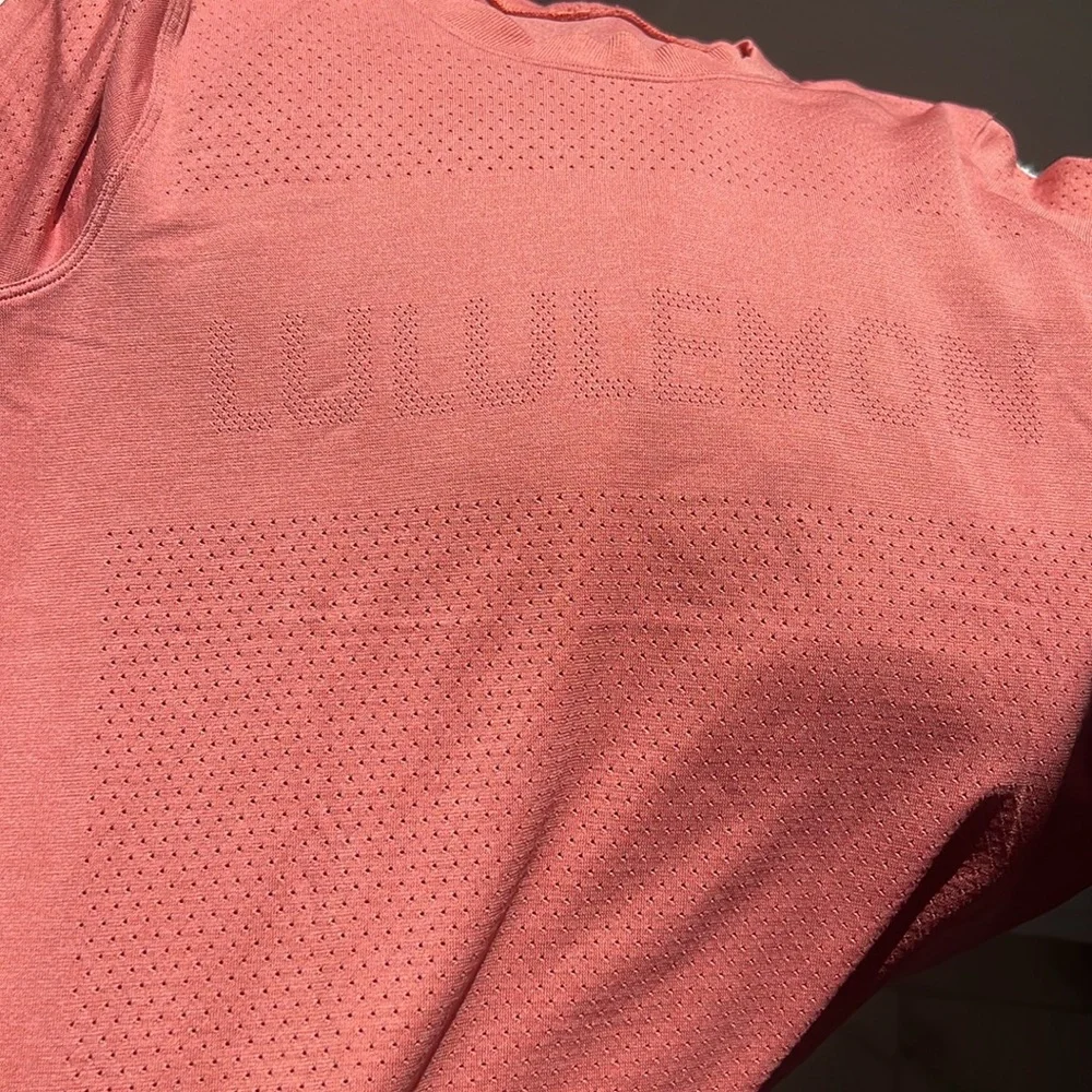 Lululemon Breeze By Short Sleeve T Shirt Rustic Coral Women’s Size 6